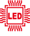 LED technology icon